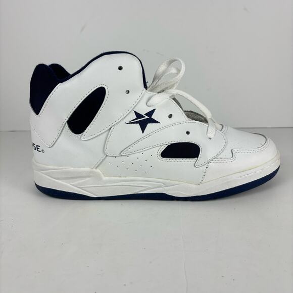 Vintage Converse Boundary Lea Mid basketball sneakers youth 6.5/womens 7.5 - Picture 1 of 8